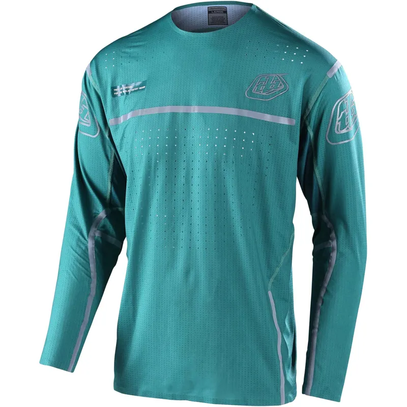 Troy Lee Designs Sprint Ultra LS Jersey Lines Ivy/White